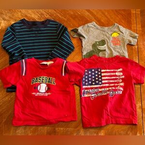 4 Boy’s Shirts Sizes 18/24 Months